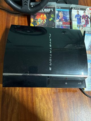 Playstation 3 con Volante y Juegos
