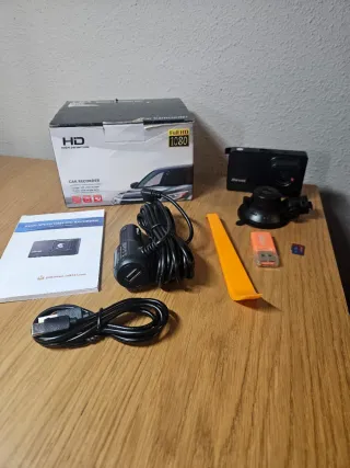 Cámara Dashcam ZHIROAD + Micro SD 32GB