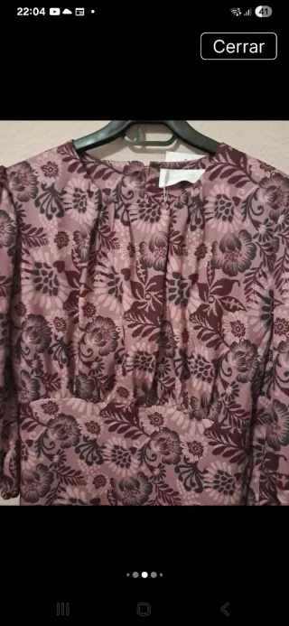 Vestido floral talla M Polin et moi bohemio retro