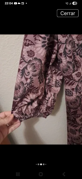 Vestido floral talla M Polin et moi bohemio retro