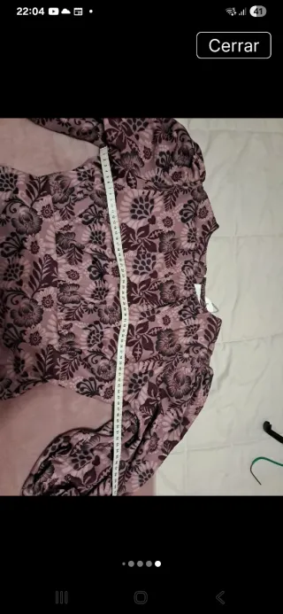 Vestido floral talla M Polin et moi bohemio retro