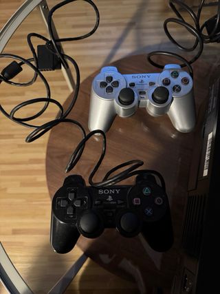 PS2 Fat + 2 Mandos + Memory Card 64MB