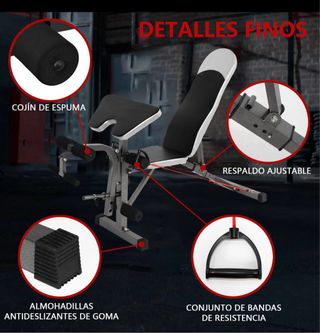 Banco de musculación multifunción