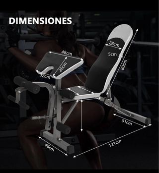 Banco de musculación multifunción