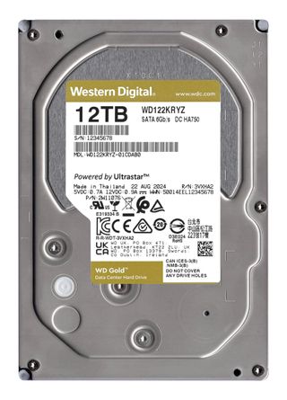 Disco Duro Western Digital Gold 12TB
