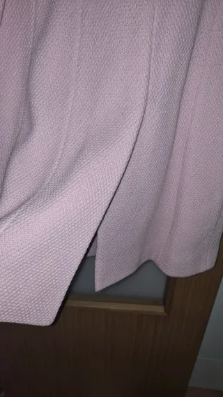 Abrigo rosa de primavera