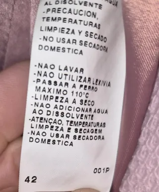 Abrigo rosa de primavera