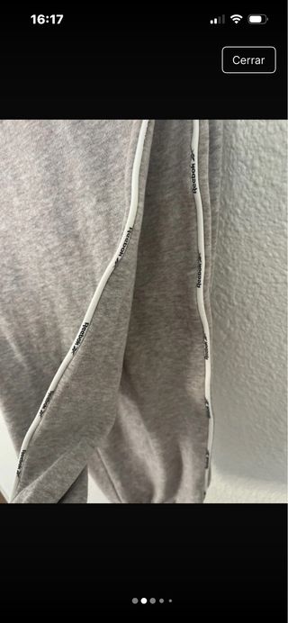 Sudadera Reebok Gris