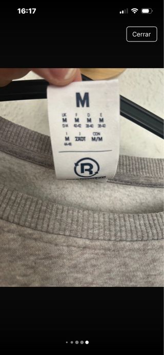 Sudadera Reebok Gris