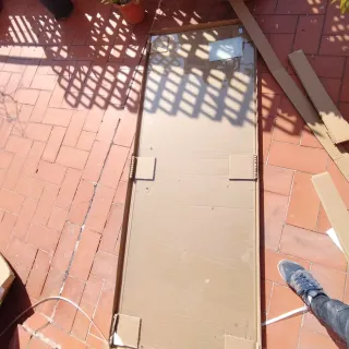 Cristal corredera 70cm nuevo en caja