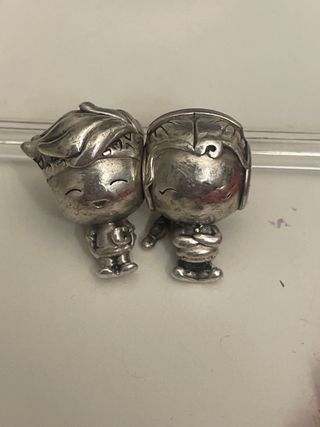 Abalorios Pandora Plata Niño y Niña,la pareja 15€