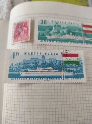 Sellos Hungría y Alemania Tercer Reich