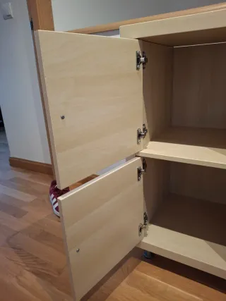 Mueble TV Estantería Madera y Metal