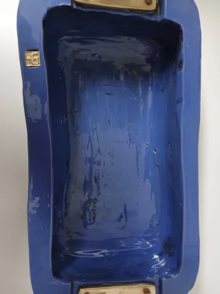 Centro de mesa David Marshall azul