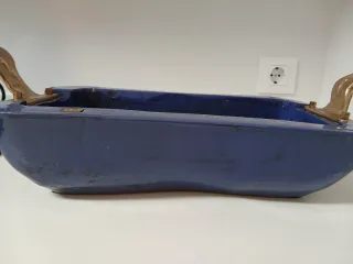 Centro de mesa David Marshall azul