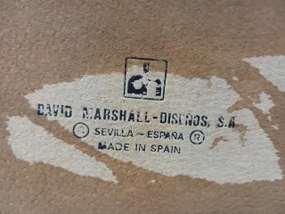 Centro de mesa David Marshall azul