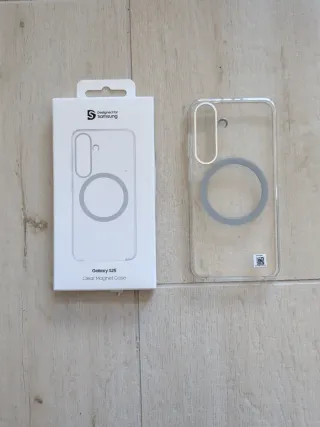 Funda Samsung Galaxy S25 Transparente Magnética