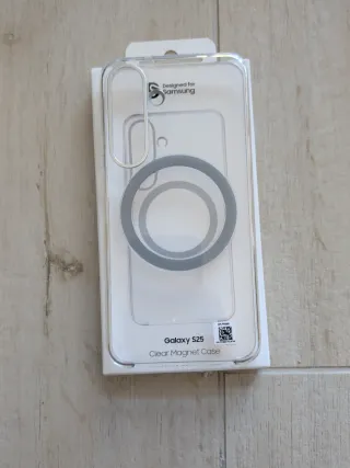 Funda Samsung Galaxy S25 Transparente Magnética