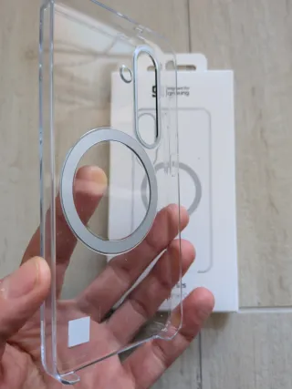 Funda Samsung Galaxy S25 Transparente Magnética