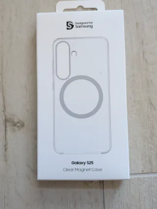 Funda Samsung Galaxy S25 Transparente Magnética