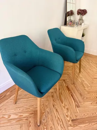 Sillas vintage azul Maisons du Monde (2)