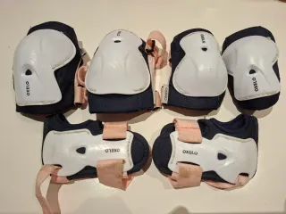 Patines Oxelo rosas Talla 28-30 + Bolsa y Protecci