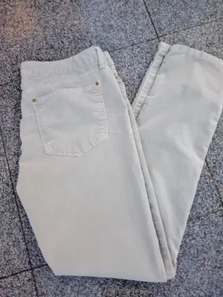 ZARA !! Pantalón Gris Claro 40