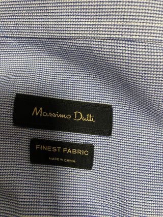 Camisa Massimo Dutti XXL con coderas