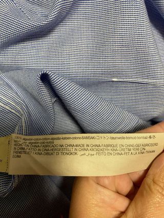 Camisa Massimo Dutti XXL con coderas