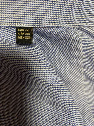 Camisa Massimo Dutti XXL con coderas