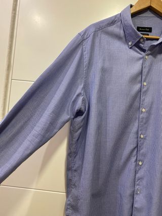 Camisa Massimo Dutti XXL con coderas