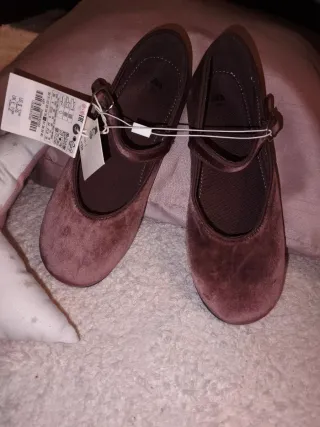 Zapatos niña Zara terciopelo NUEVOS
