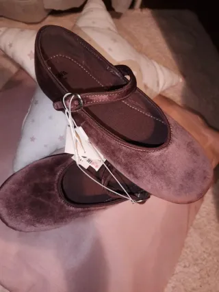 Zapatos niña Zara terciopelo NUEVOS
