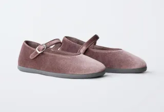 Zapatos niña Zara terciopelo NUEVOS