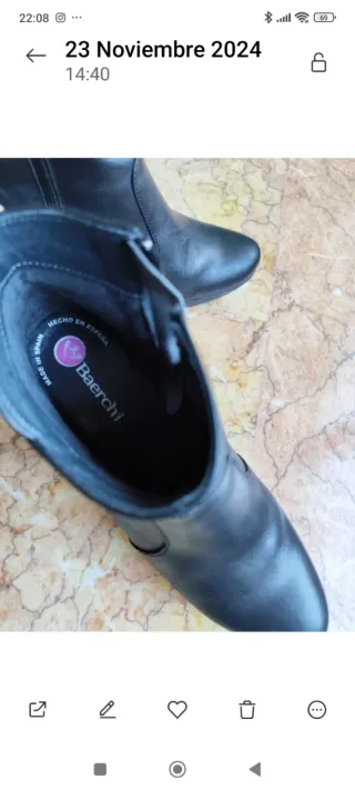 Baerchi botines piel T.39