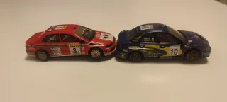 Scalextric Rally Subaru Impreza Lancer