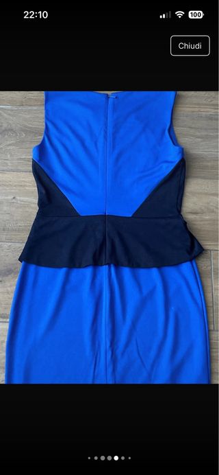 Vestito Mango Blu Taglia M