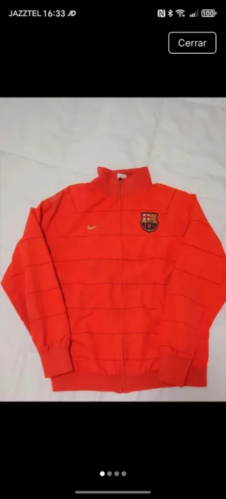 Chaqueta Nike FC Barcelona Naranja