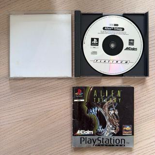 Alien Trilogy PS1 PAL ESCompleto Manual Desgastado