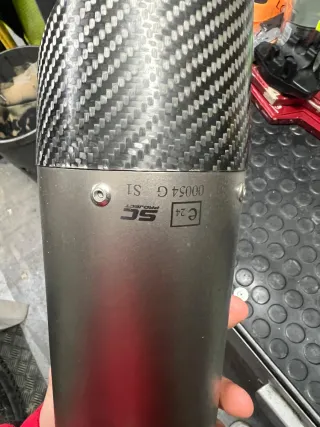 Escape SC Project S1 Titanio/Carbono kawasaki z900