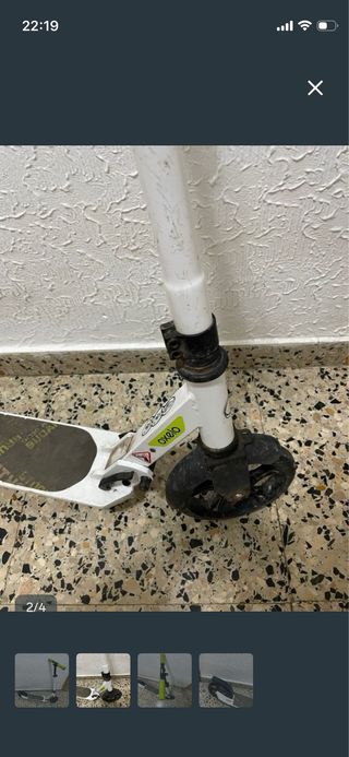 Patinete Oxelo blanco