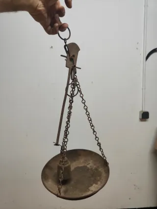 Báscula romana antigua