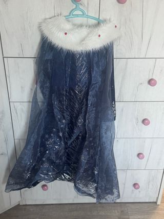 Disfraz Frozen Azul Terciopelo