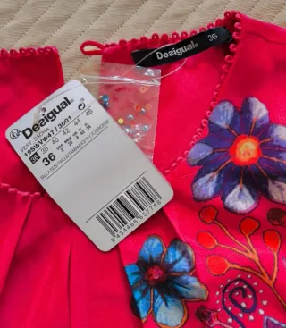 Vestido Desigual Talla S/36 Multicolor