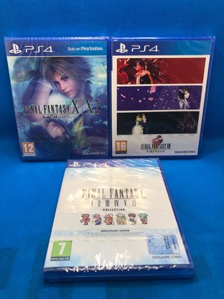 Pack 3 juegos Final Fantasy PS4