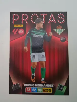 Protas Cucho Hernández. Adrenalyn 2025-26. Panini.