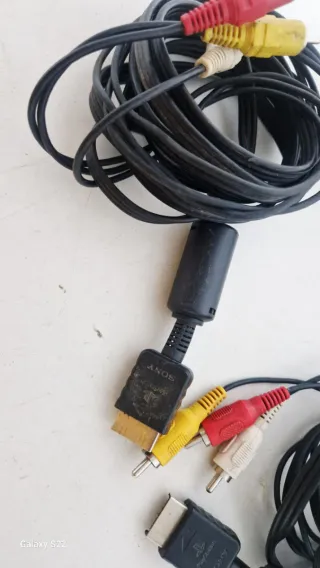 4 Cables para consola PlayStation 1y2 originales