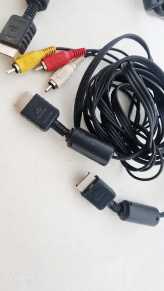 4 Cables para consola PlayStation 1y2 originales