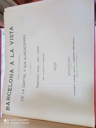 Álbum Fotos Antiguo Barcelona A la Vista