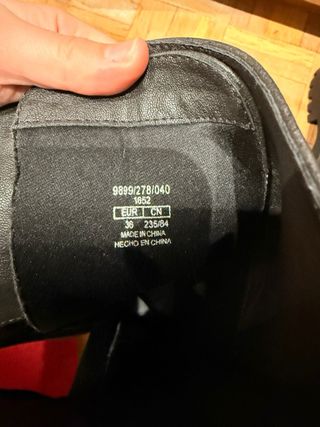 Botas altas Stradivarius negras/grises